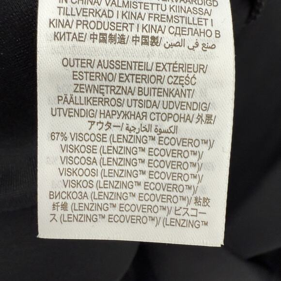 BODEN Blouson Jersey Mini Dress Black Women Size 12L Long Sleeve High Neck NEW - Picture 7 of 8